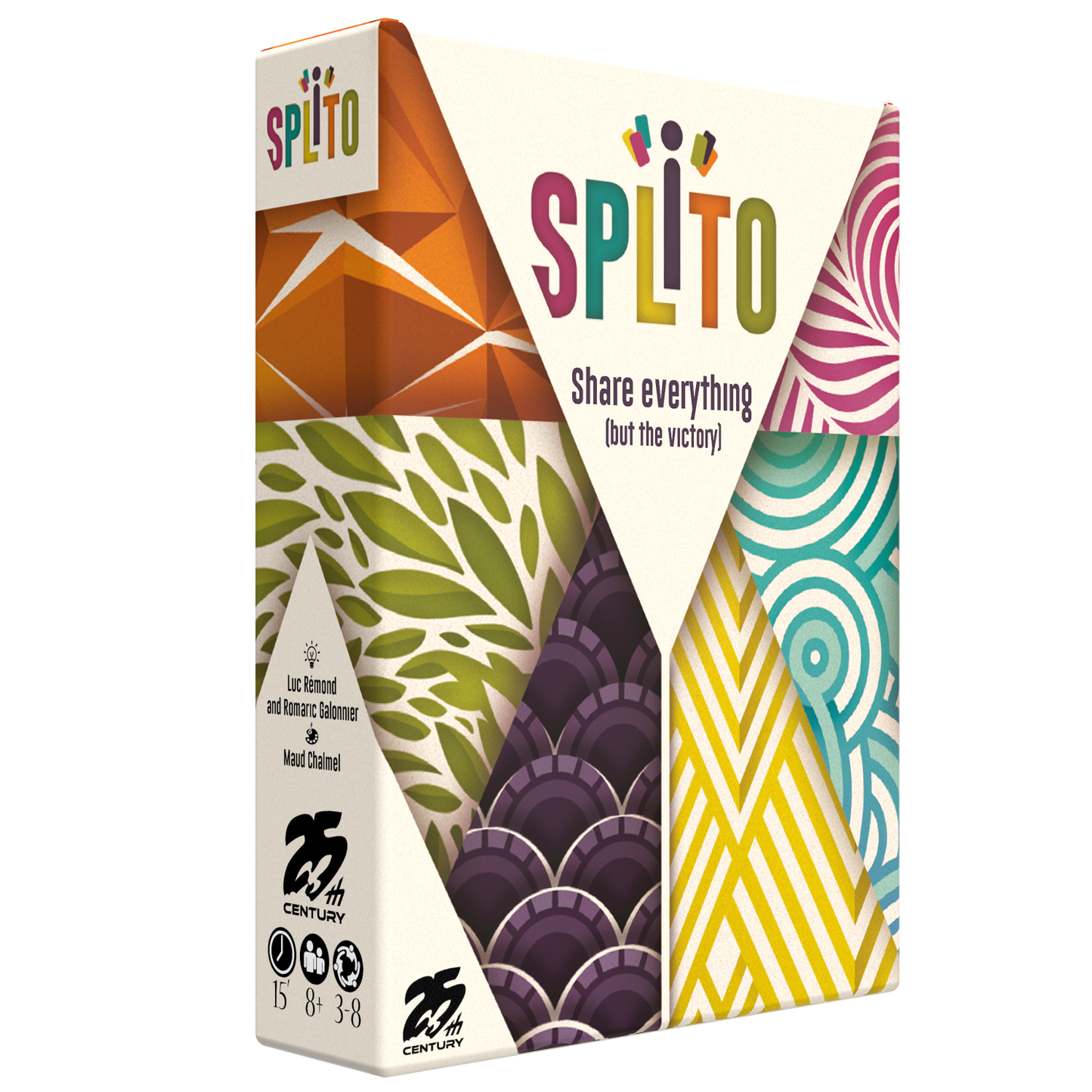 Splito Fast-Paced Card Game for 3-8 Players