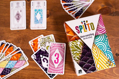 Splito Fast-Paced Card Game for 3-8 Players