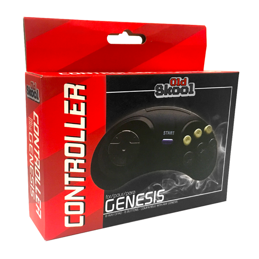 6-Button Genesis Controller: Black