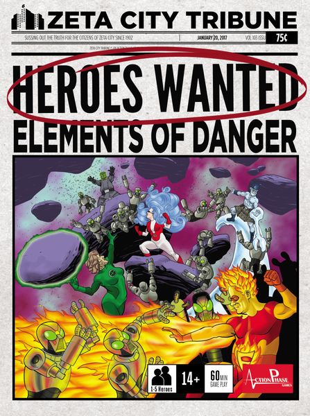 Heroes Wanted: Elements of Danger - Used - MINT