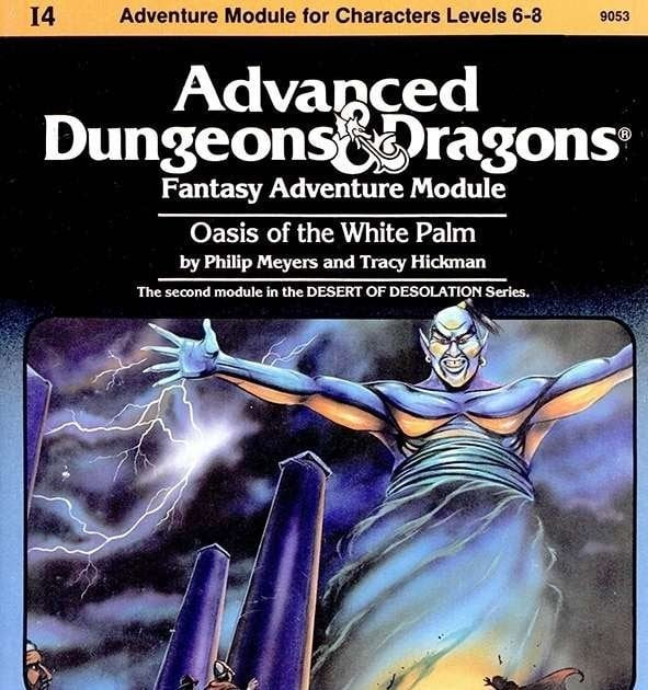 Oasis of the White Palm Adventure Module - C1983 - #9053 - I4 - Used - EX+