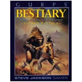 GURPS: Bestiary - Animals, Monsters and Were-Creatures - Used - EX