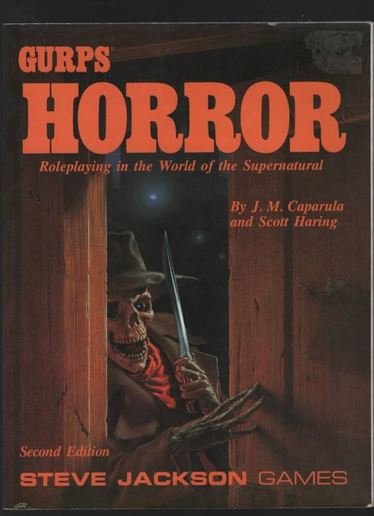 GURPS: Horror - Used - MINT