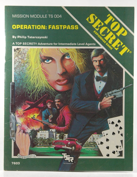 TOP SECRET - Operation: Fastpass - Used - VG