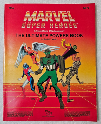 Marvel Super Heroes: The Ultimate Powers Book - #6876 - MA3 - Used - EX